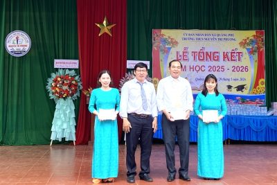 DẤU ẤN MỘT NĂM HỌC THÀNH CÔNG – LỄ TỔNG KẾT TRANG TRỌNG TẠI TRƯỜNG THCS NGUYỄN TRI PHƯƠNG