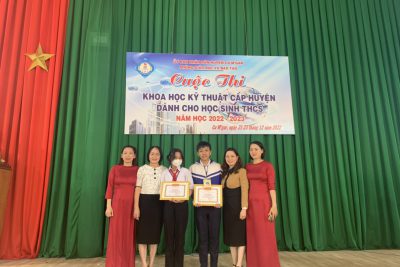 Sản phẩm Thi KHKT Năm 2022 được đánh giá cao.